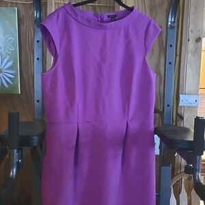 ANN Taylor Boat Neck Midi Shift Dress